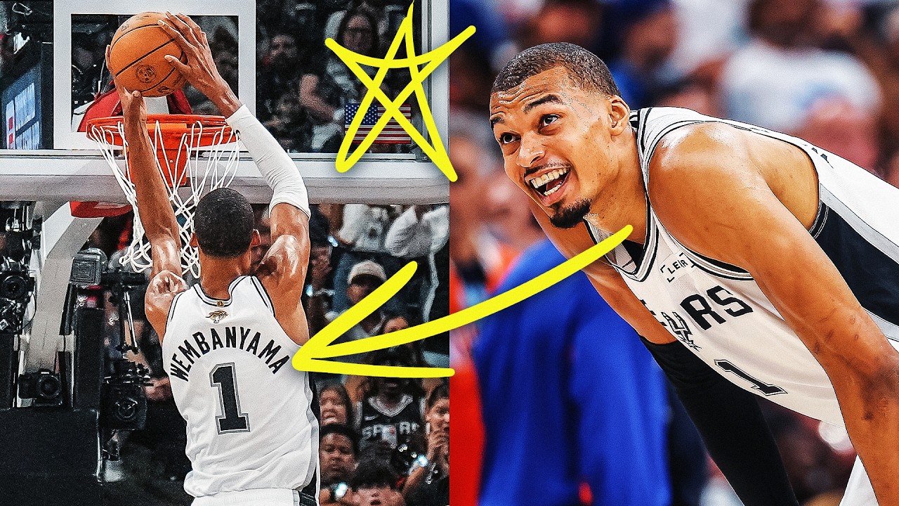 Victor Wembanyama's Bounce Is UNREAL đ€Ż | Top Dunks of the 2025-26 NBA Season background