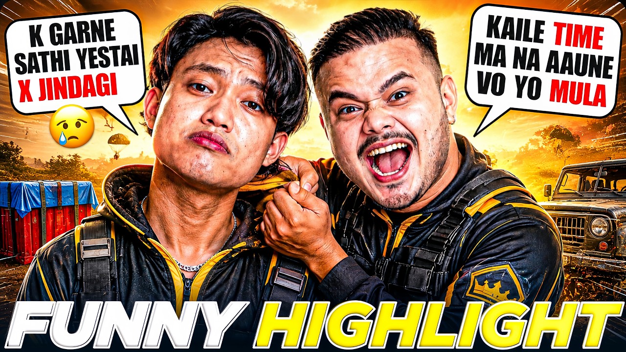 CR7HORAA & LEEMBEY đ PUBG FUNNY HIGHLIGHTS EVER đ€Ł (EPISODE 345) @cr7horaaYT background