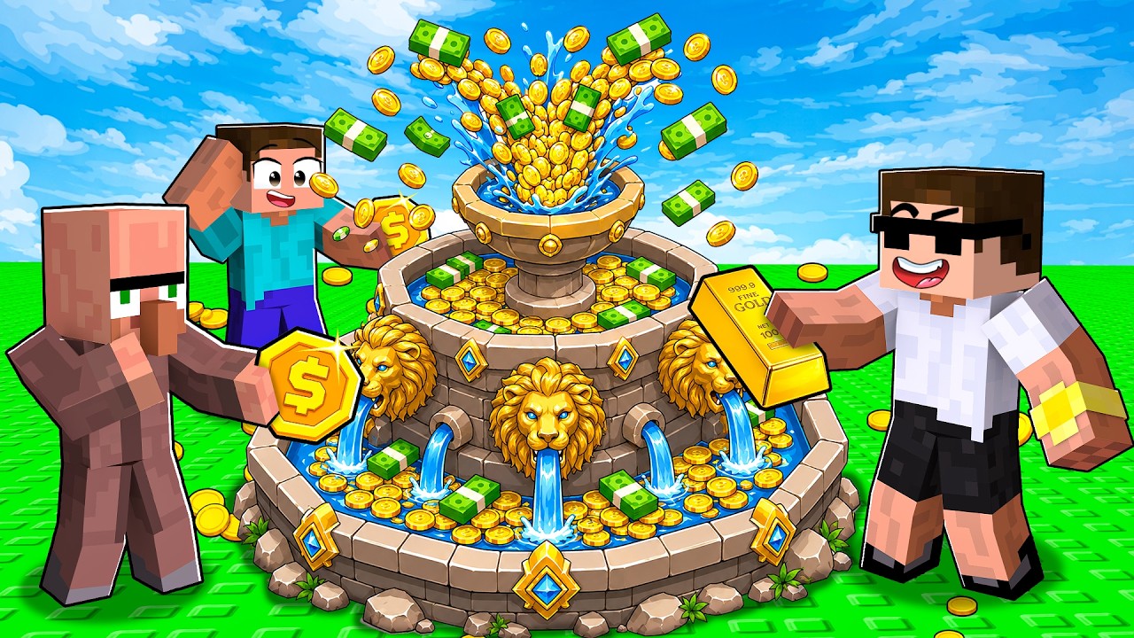 We opened a Wishing Well in Roblox.. background