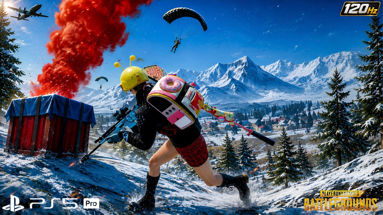 PUBG (PS5 Pro) โ 120Hz Makes PUBG Feel Truly Next-Gen! ๐คฏ๐ฅ background