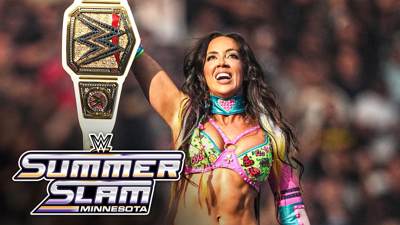 SHE DID IT! Chelsea Green wins the Interim WWE Women’s Title: SummerSlam 2026 highlights background