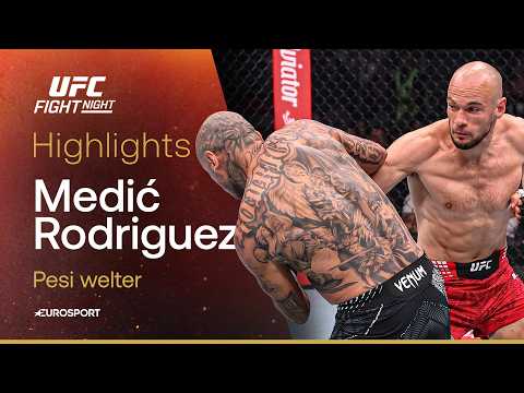 Medic vs Rodriguez | HIGHLIGHTS | #UFCFIGHTNIGHT background