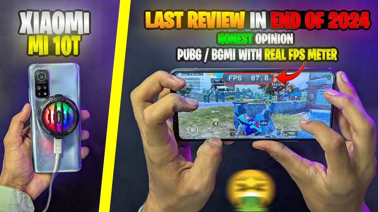 Xiaomi Mi10T PUBG/BGMI Review IN 2024 || 90 FPS Testing with Real FPS Meter || PUBG, Gaming Test background