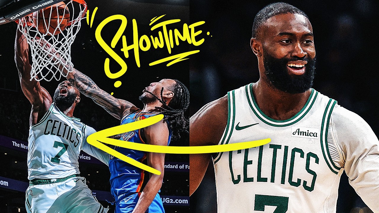 Jaylen Brown Was an Absolute MENACE at the Rim 😤 | Top Dunks of the 2025-26 Season background