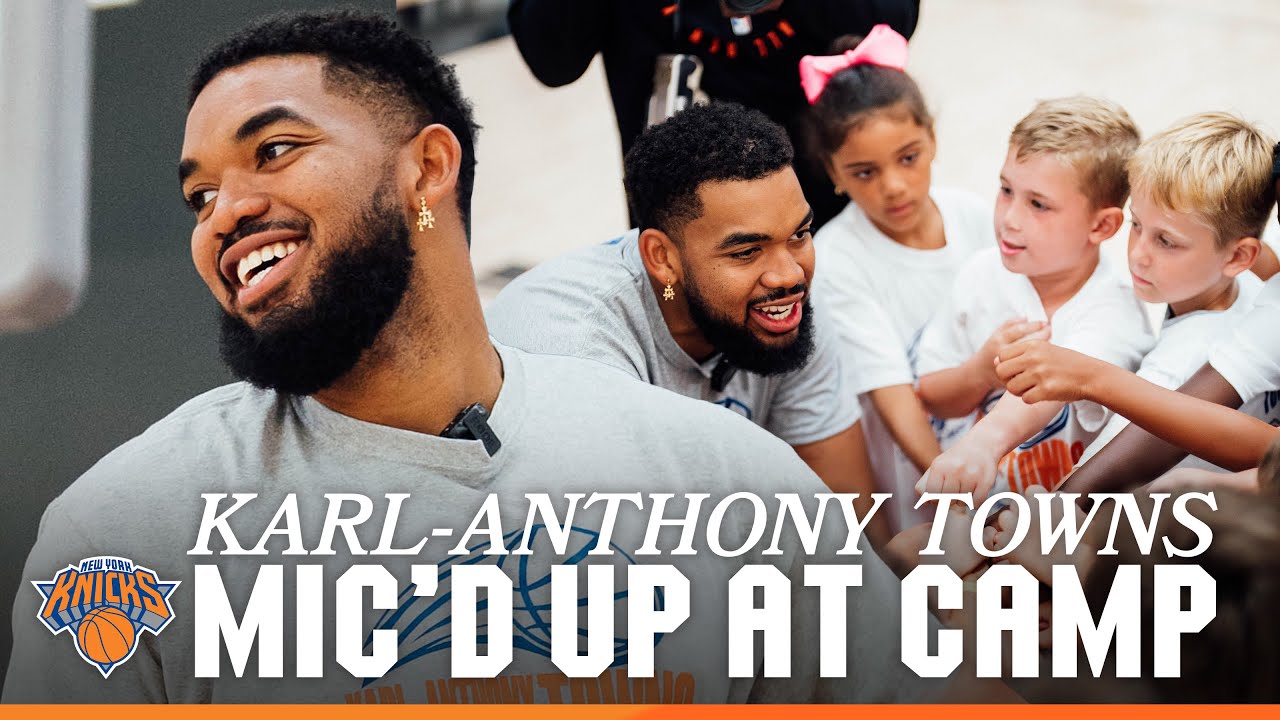 Karl-Anthony Towns MIC'D UP at Camp 🎙️