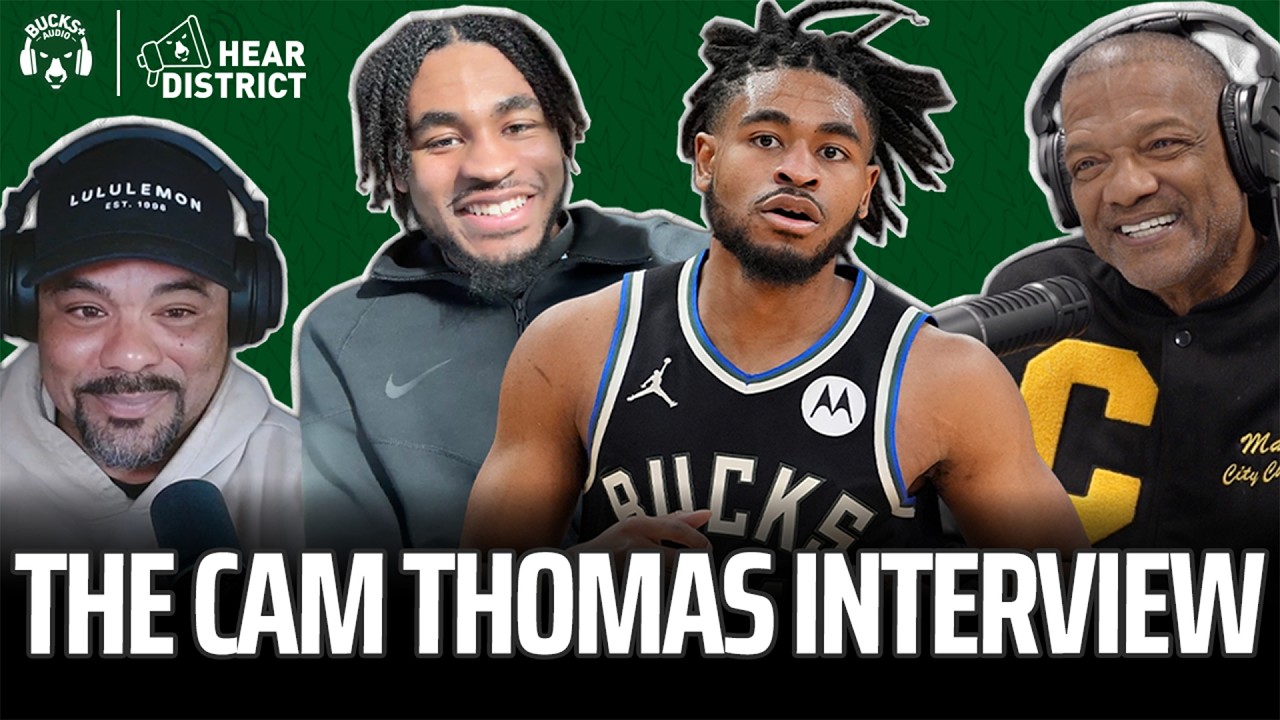 Cam Thomas on Joining the Bucks, Kobe, Harden & How to Drop 40 in the NBA (Hear District Ep. 103) background
