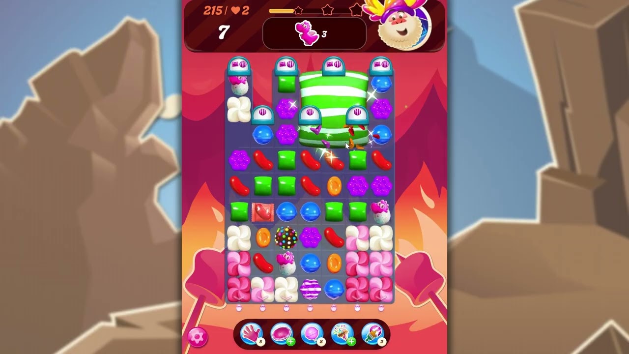 Candy Crush Saga Level 215 | NO BOOSTERS background