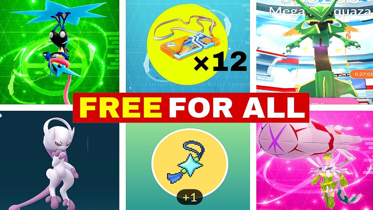 Mega Finale is FREE for EVERYONE! 🤯 (Pokémon GO) 2026 background