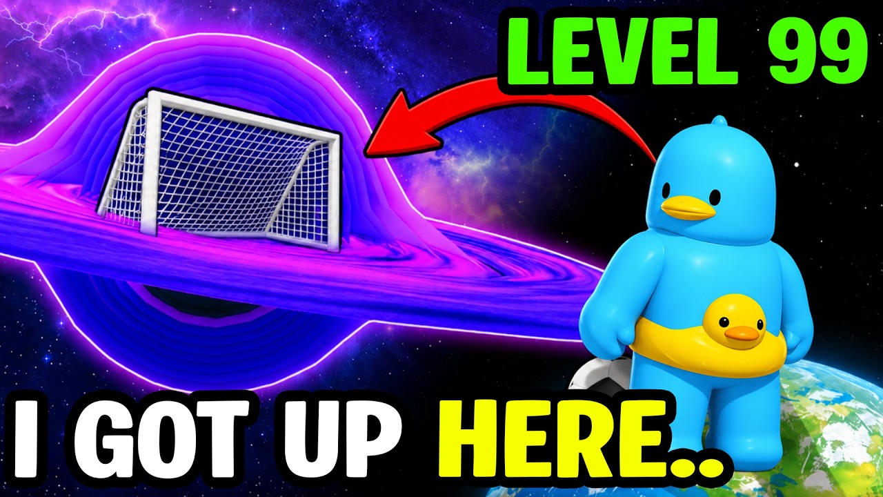 KICKING A BALL as HIGH AS POSSIBLE in ROBLOX KICK A BALL to SPACE...