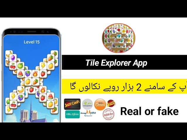 Tile Explorer-Triple Match App Real Or Fake TileExplorer Game Withdrawal | Paise Kaise Nikale Review background
