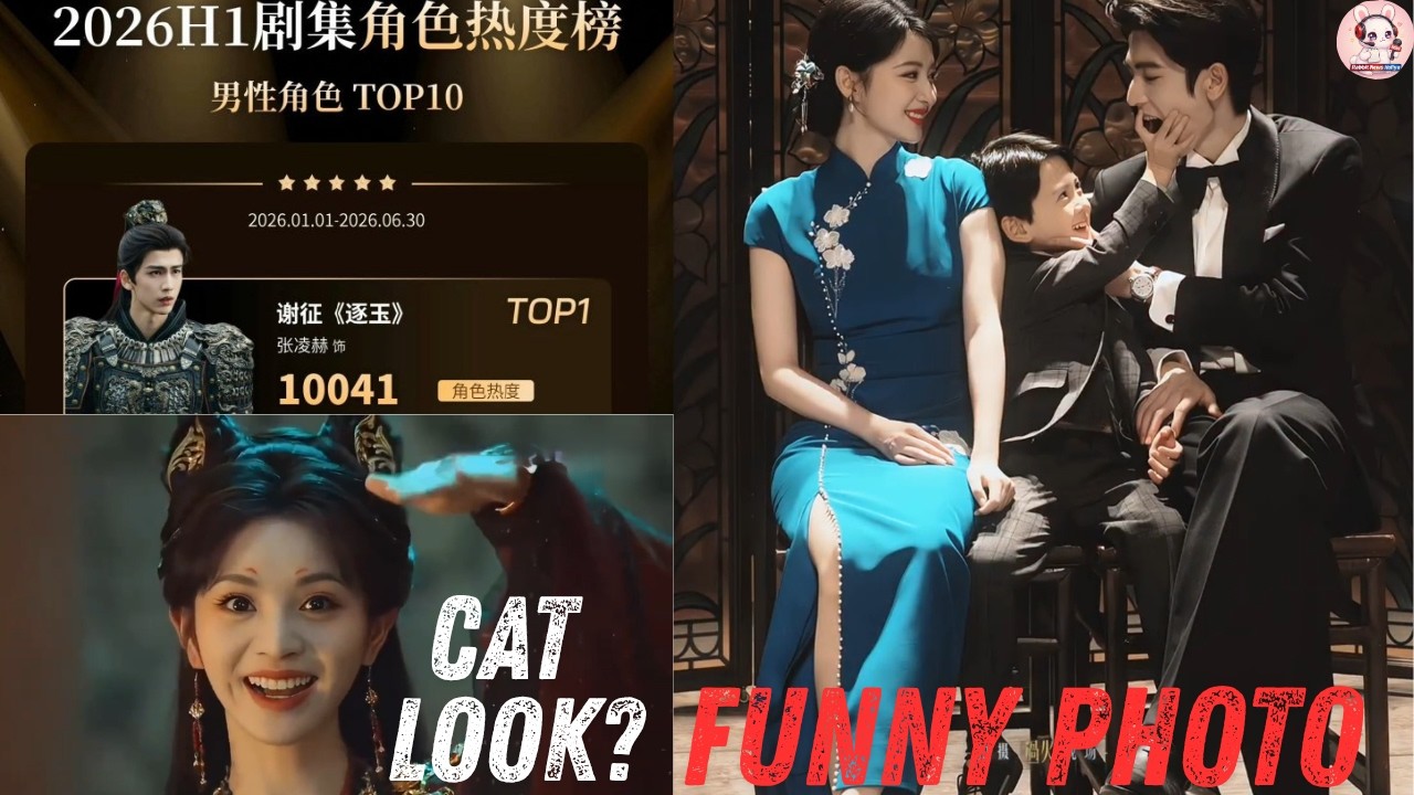 Tian Xiwei Cat-Like Visuals and Zhang Linghe Funny Family Photo background