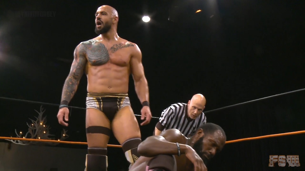 FREE FULL MATCH – Ricochet vs. Rich Swann | FSW Mecca X: BEYnefit for Bey, 3/23/25 background