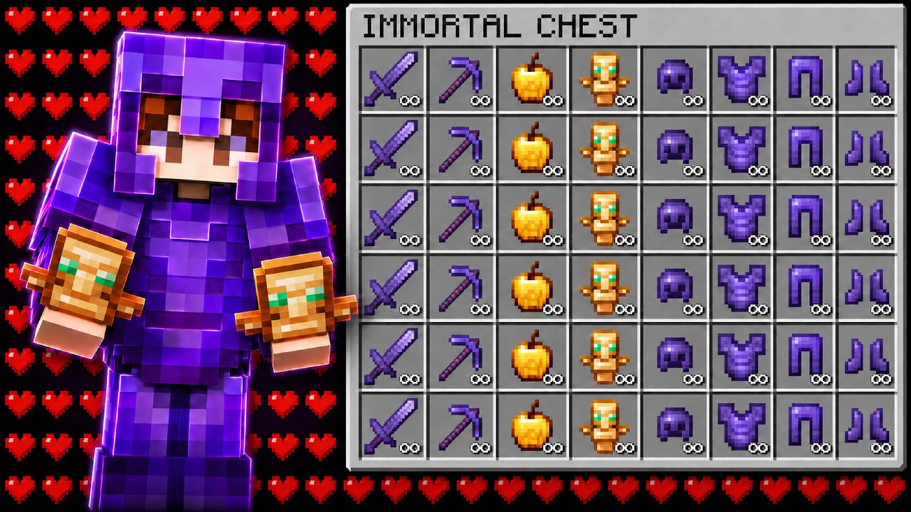 I Became IMMORTAL in Minecraft Hardcore