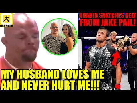Anthony Smith's Wife Breaks Silence after Anthony's Arrest,Khabib snatches belt from Jake Paul,PFL background