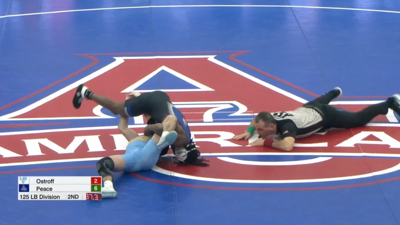 125lbs JJ Peace (American) vs Sawyer Ostroff (Long Island) background