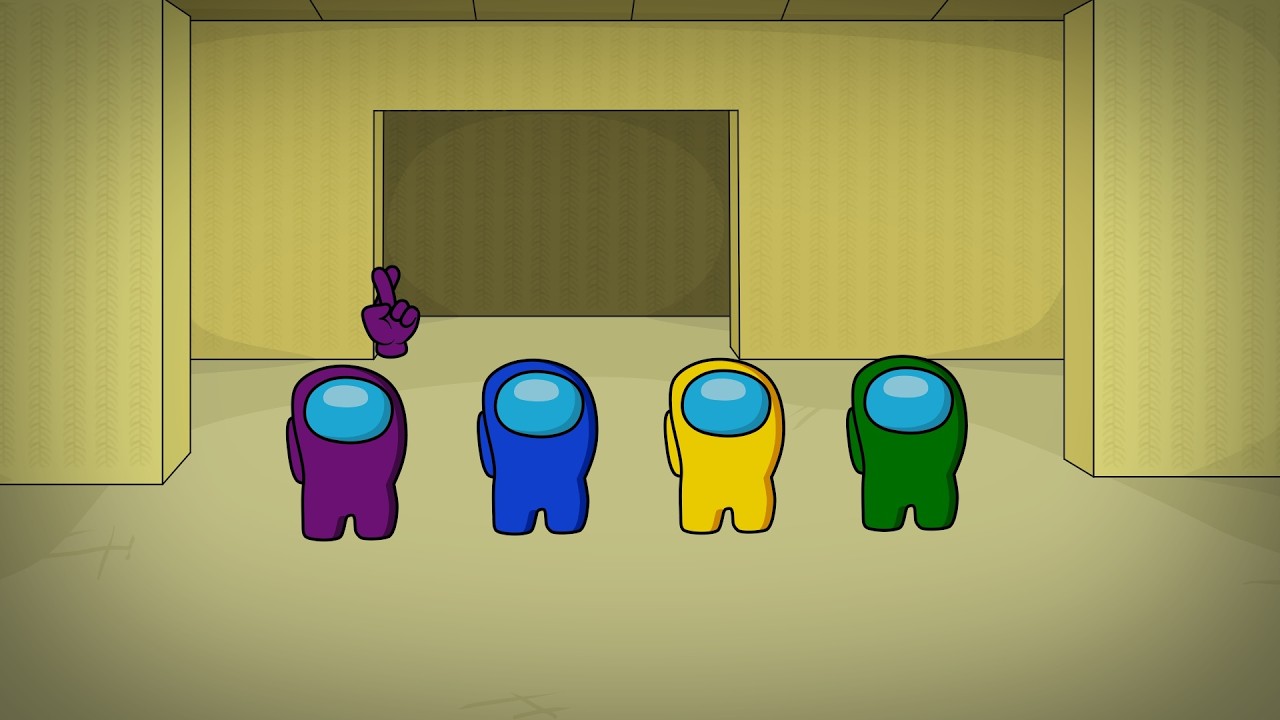AMONG US vs. BACKROOMS || kiwis ANIMATION