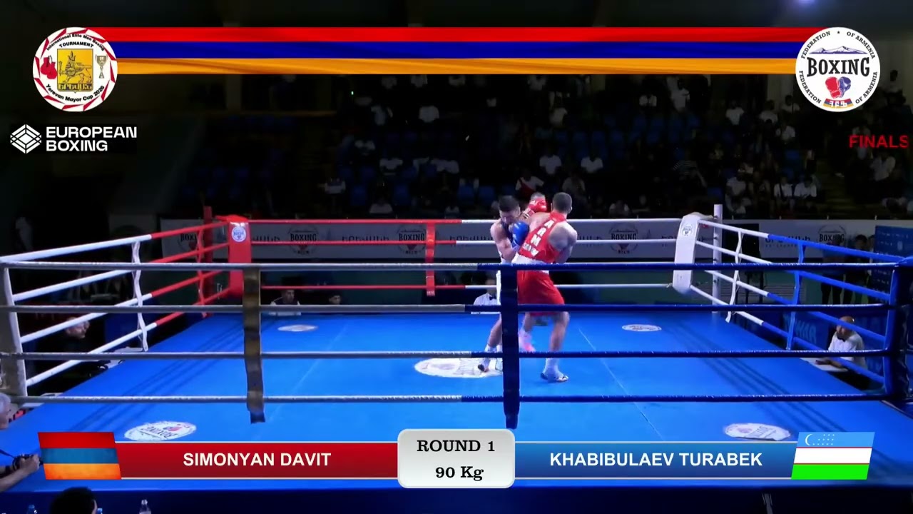 Turabek Khabibullaev (UZB) vs. Davit Simonyan (ARM) Yerevan Mayor Cup 2026 Final (90kg) background