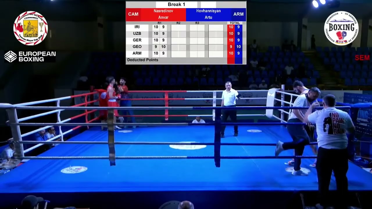 Artush Hovhannisyan (ARM) vs. Anvar Nasredinov (CAM) Yerevan Mayor Cup 2026 SF's (80kg) background