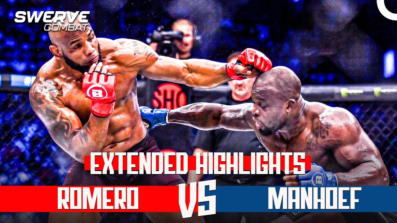 ROMERO'S VISCIOUS KO! ๐ฑ Yoel Romero vs Melvin Manhoef background