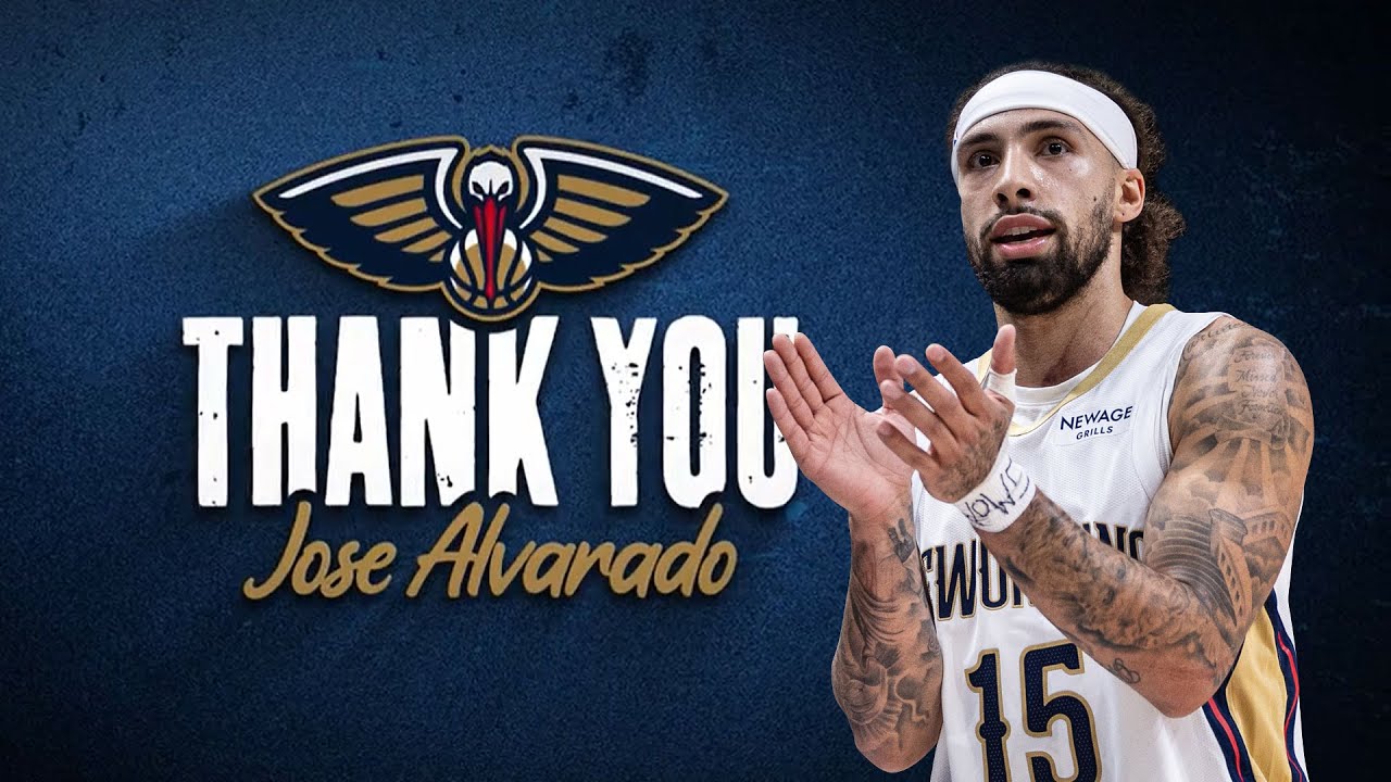 Thank you, Jose Alvarado | New Orleans Pelicans background