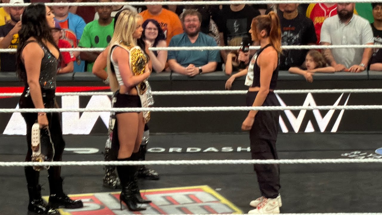 Becky Lynch Returns, Confronts Liv Morgan Full Segment - WWE Raw 8/3/2026 background