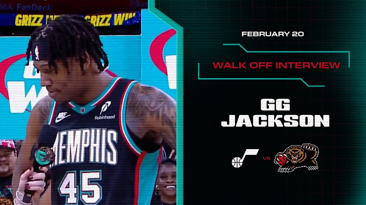 GG Jackson Walk off Interview | Grizzlies vs. Jazz background