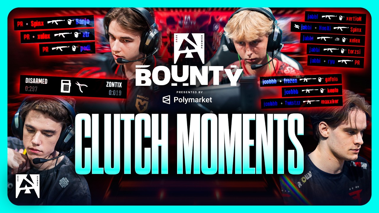 BEST CLUTCHES of BLAST Bounty 2026 Season 2 background