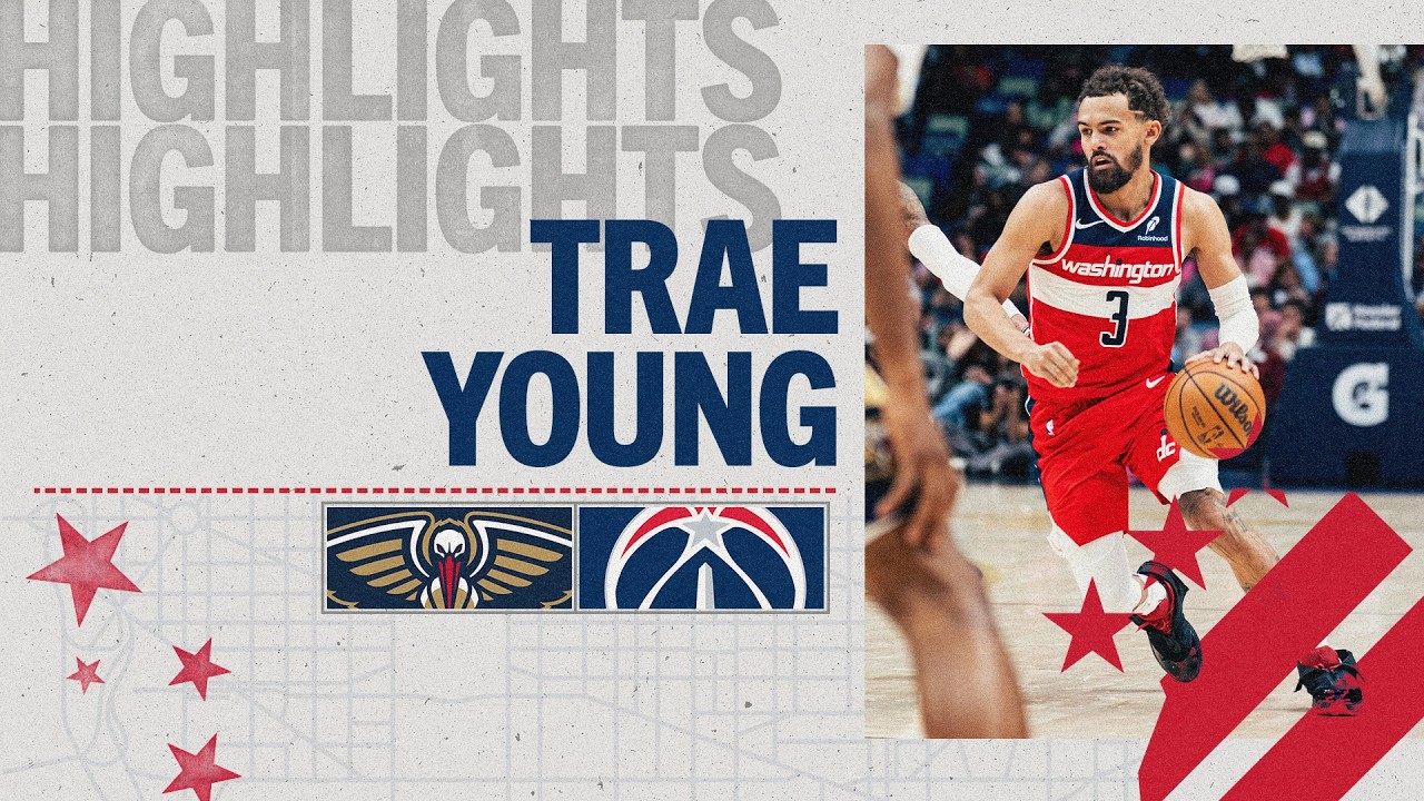 Highlights: Trae Young Scores 17 Points at New Orleans Pelicans | 03.08.26 background