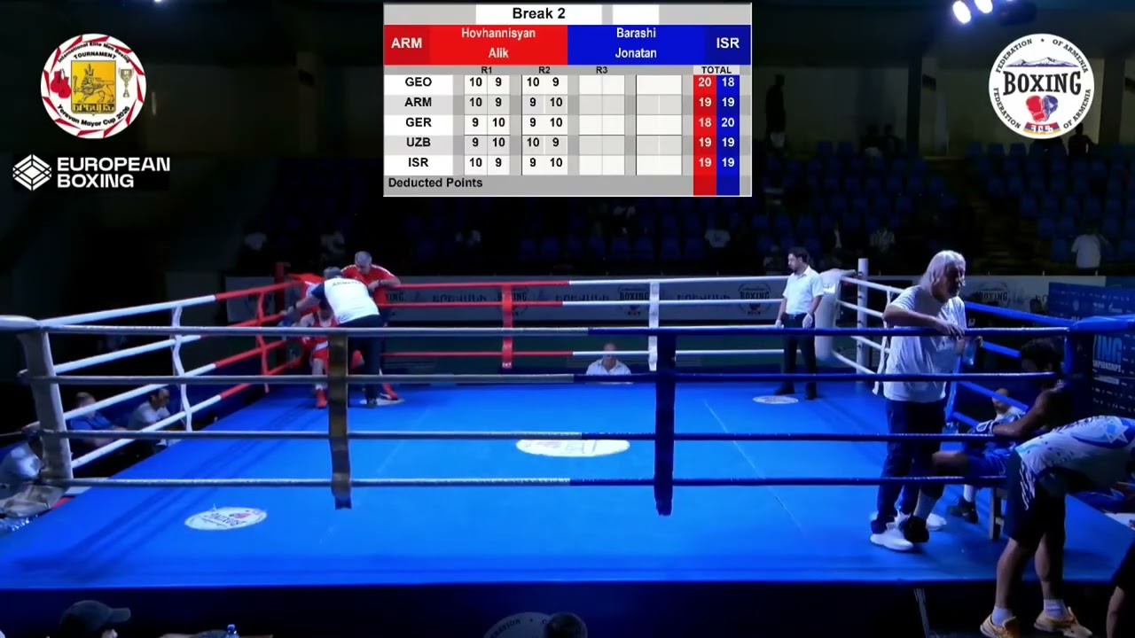 Alik Hovhannisyan (ARM) vs. Jonatan Barashi (ISR) Yerevan Mayor Cup 2026 SF's (80kg) background