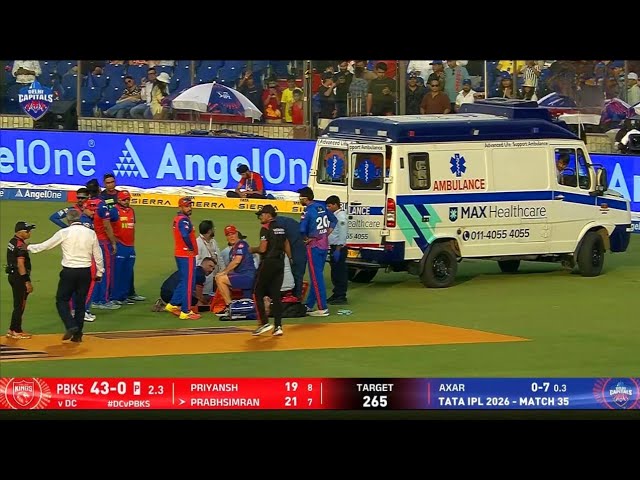 Watch : Lungi Ngidi Head Injury Today | Lungi Ngidi Injury Video Today | Lungi Ngidi Ambulance Today