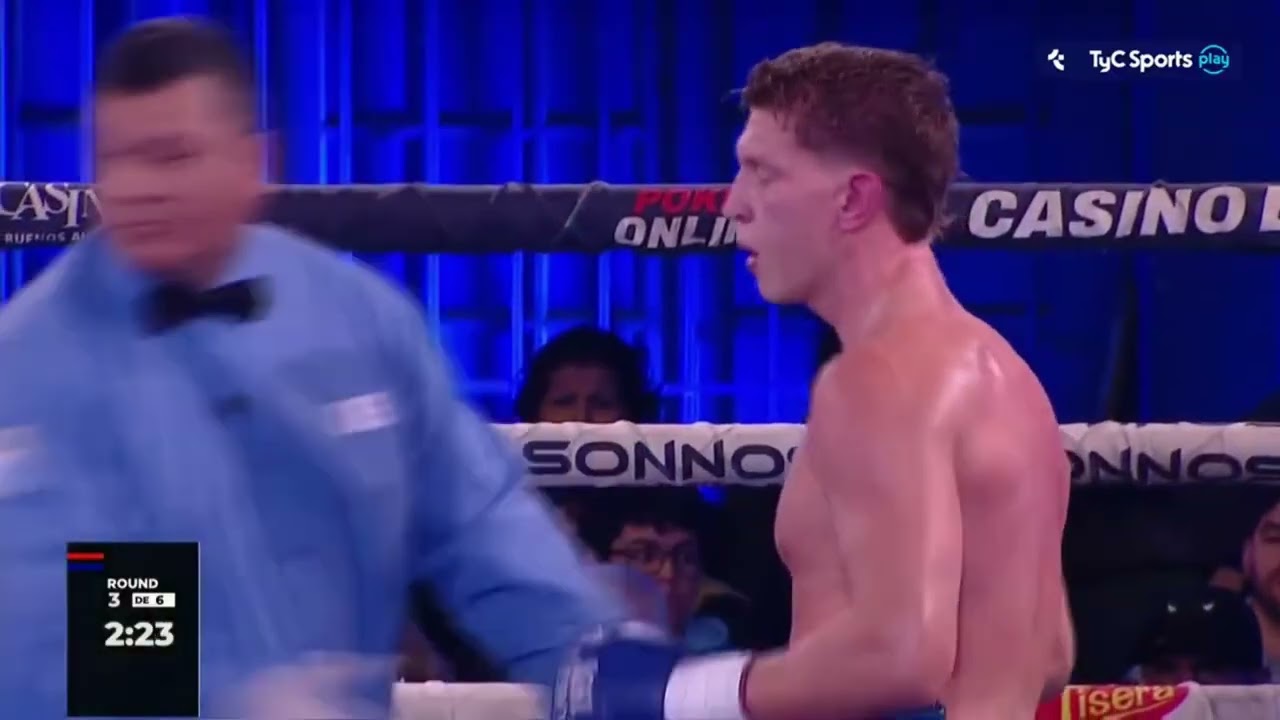 Lucas Coderch vs. Gustavo Domínguez - Boxeo De Primera - TyC Sports background