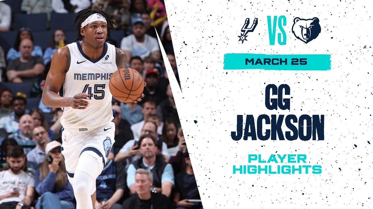 GG Jackson Highlights vs. San Antonio Spurs background