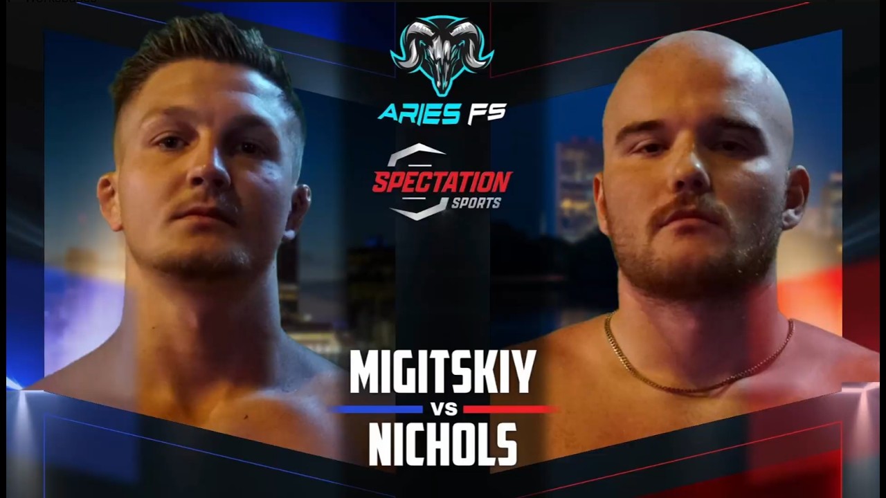 Vladislav Migitskiy vs. Devan Nichols - Aries Fight Series 35 background