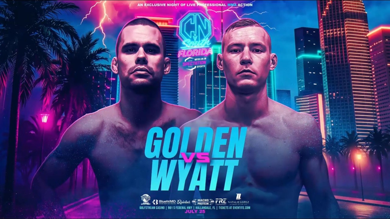 Daniel Wyatt vs. Wesley Golden - Combat Night South Florida background