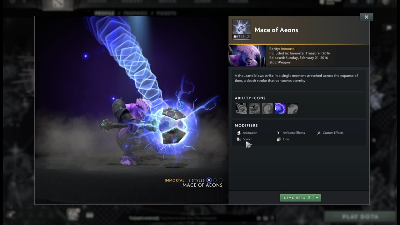 DOTA 2 - HUNTING MASE OF AYONES! CANDYWORKS! background