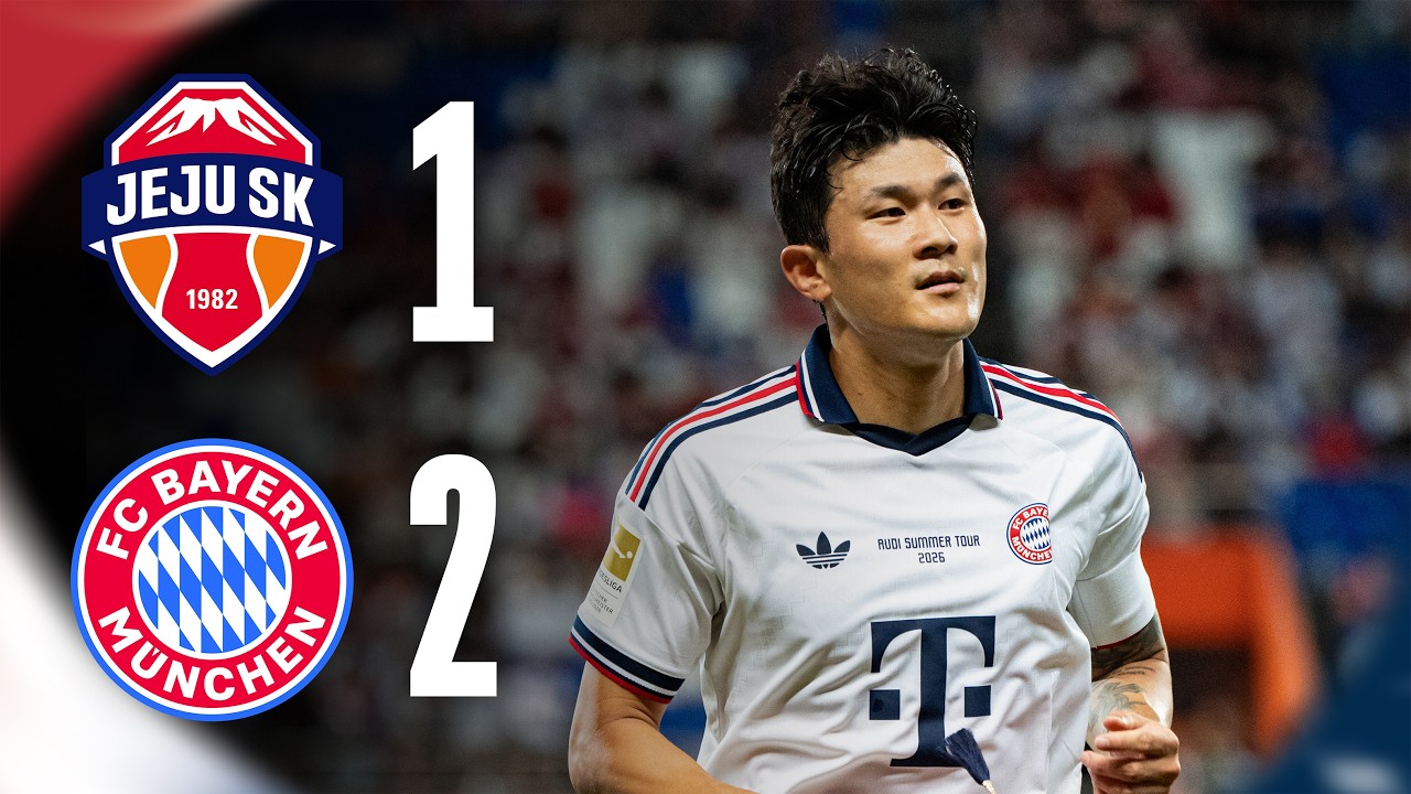 Friendly win on Jeju Island | Jeju SK FC - FC Bayern | Highlights background