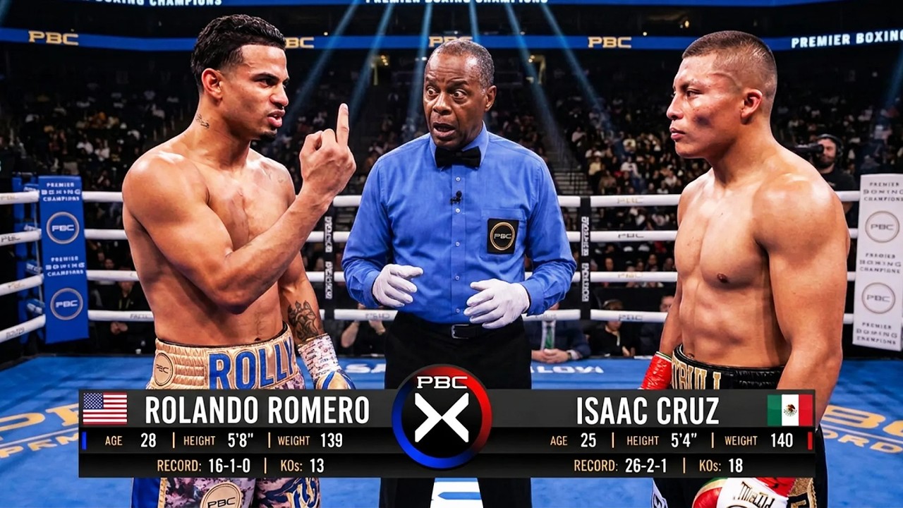 When Isaac Cruz Faced The American Golden Boy... And Brutally Humbled Him background