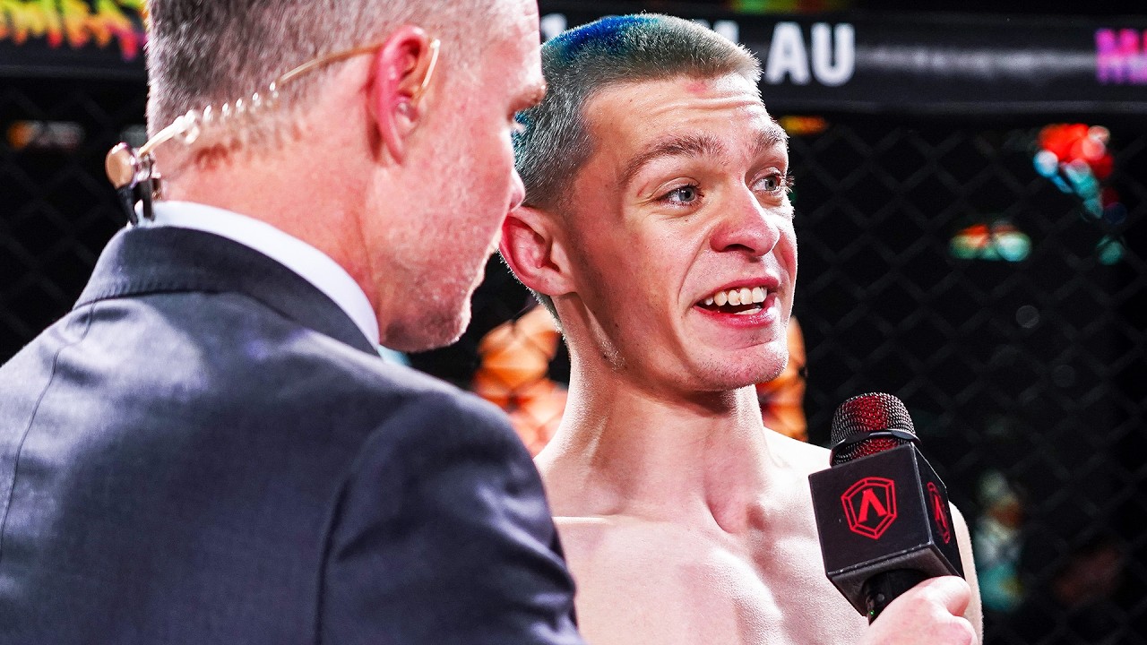Eternal MMA 108: Xavier Beeck: In Cage Interview background