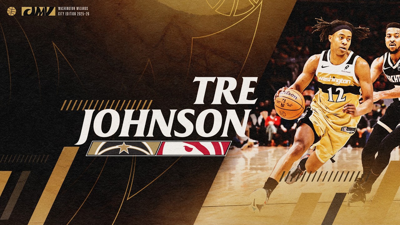 Highlights: Tre Johnson Scores 14 Points at Atlanta Hawks | 2.26.26 background