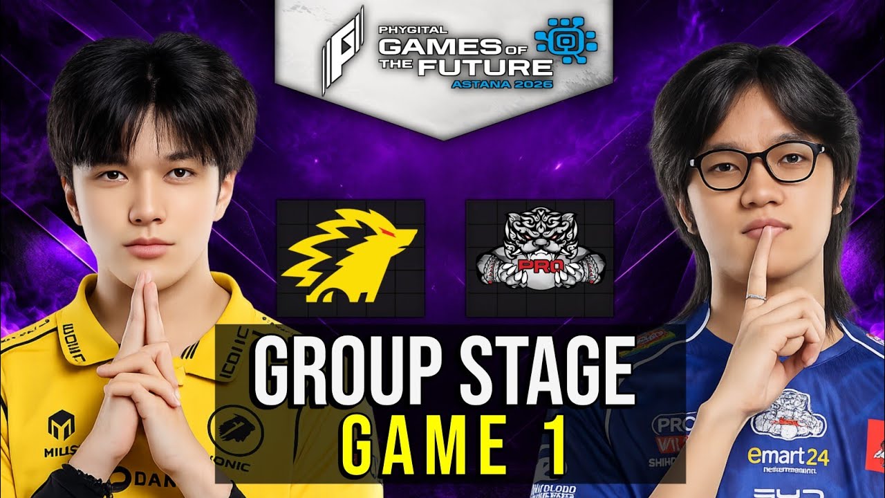 ONIC vs PRO ESPORTS 🔥 GAME 1 GROUP STAGE | GAME OF THE FUTURE MLBB 2026 background