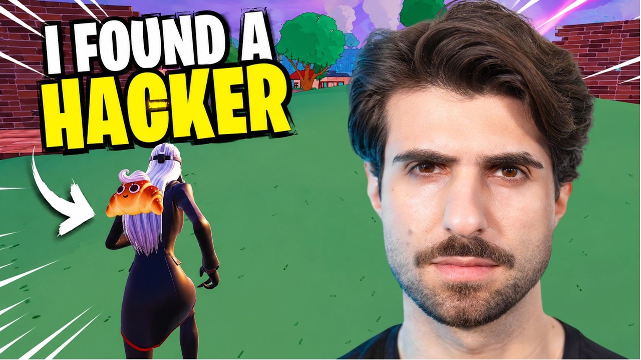 I Found a Hacker in Fortnite! background
