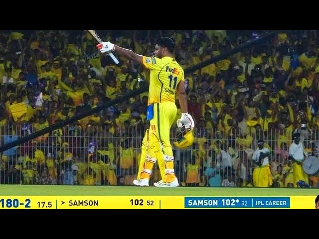 Watch : Sanju Samson Century Today vs MI | Sanju Samson Batting Today vs MI | S Samson 101(54) Today
