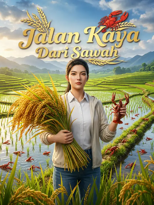 Jalan Kaya Dari Sawah poster