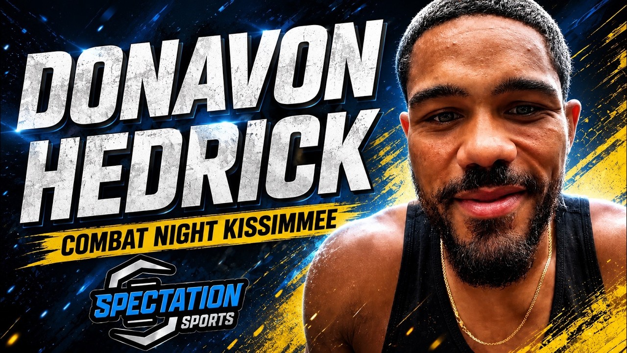 After DWCS loss, Donavon Hedrick looks to make a satement at Combat Night Kissimmee background