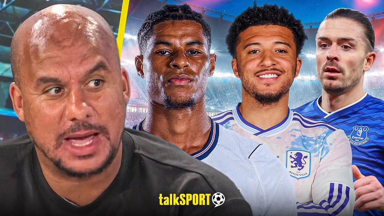 Gabby Agbonlahor DELIVERS VERDICT on the future of Marcus Rashford, Jadon Sancho and Jack Grealish! background