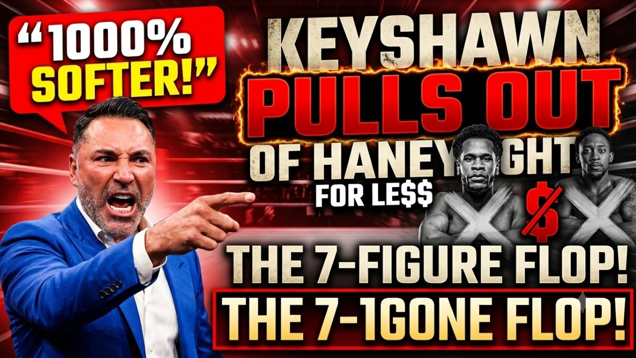 Keyshawn Davis Turned Down $2M+ To Fight Haney… Oscar De La Hoya Lost It!