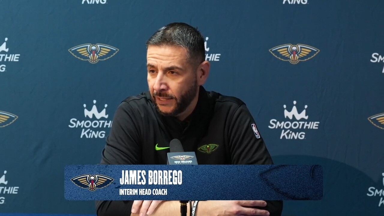 James Borrego | Pelicans-Warriors Postgame Interview 2/24/2026 background