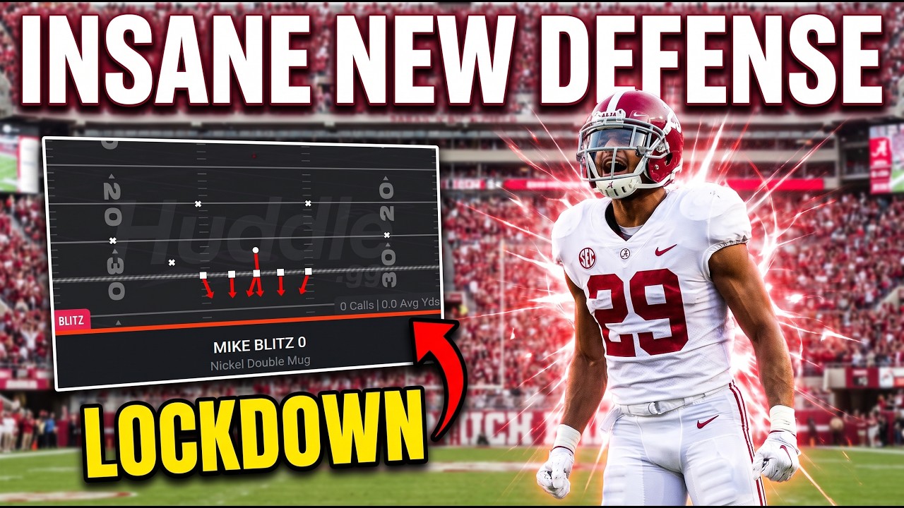 The BEST Defense You NEED To Be Running in College Football 27! (4-2-5 Man Pressure Ebook) background