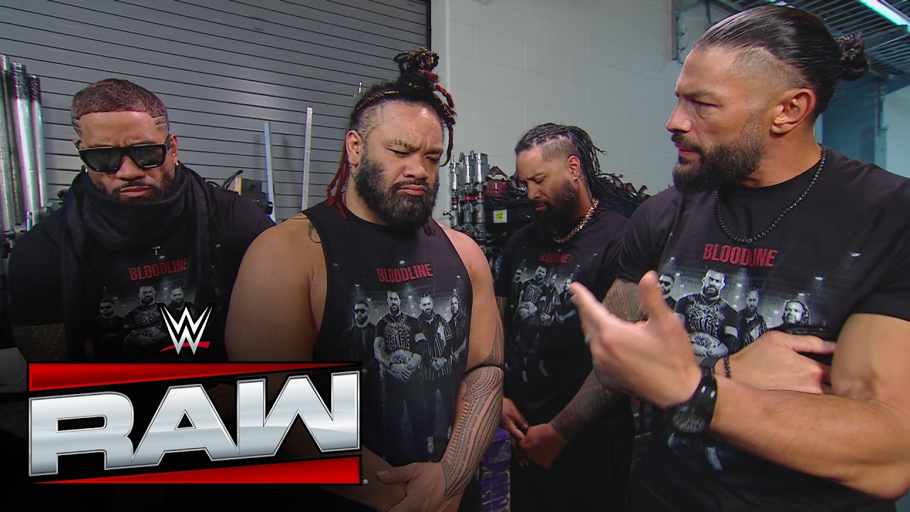 Roman Reigns berates Jacob Fatu and The Usos: Raw highlights, Aug. 3, 2026 background