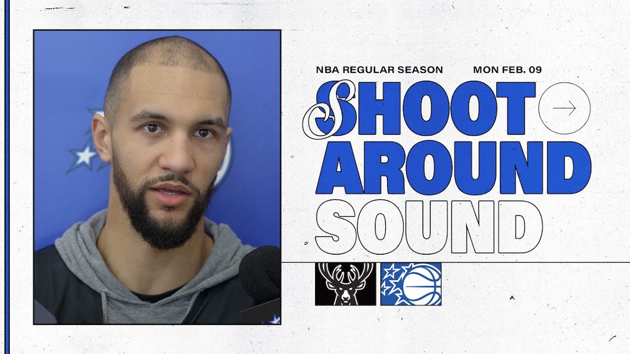 SHOOTAROUND SOUND:MILWAUKEE BUCKS VS. ORLANDO MAGIC | COACH MOSE & JALEN SUGGS background